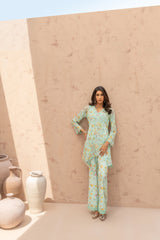 Wahaj M Khan | The Print Story | Ferozi Yellow TPS Peplum