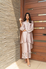 Wahaj M Khan | The Print Story | Lavender Sheesha Wrap