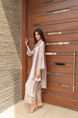 Wahaj M Khan | The Print Story | Lavender Sheesha Wrap