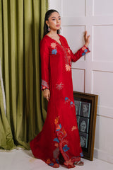 Mina Hasan | Signature Pret | Crimson Dream Kaftan