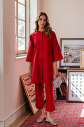 Sahar | Pret Essentials Winter 25 | Scarlet Flame