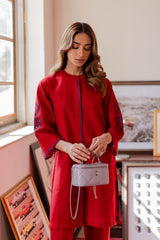 Sahar | Pret Essentials Winter 25 | Scarlet Flame