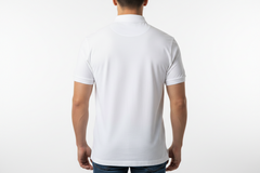 Zayan Men’s Premium White Polo Shirt – Slim Fit Export Quality Cotton