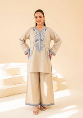 Faiza Faisal | FNF Cords Edit |BEIGE COBALT
