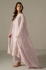 Cross Stitch | Chikankari Lawn 25 | LILAC BLOOM