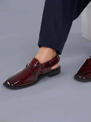 SLO Shoes GLOSSY-Brown For Men