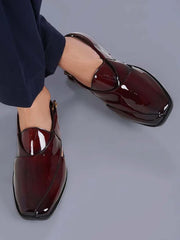 SLO Shoes GLOSSY-Brown For Men