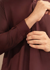 Buraq Maroon Collared