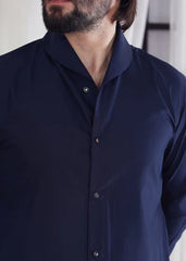 Haris Hassaan Shawl Collar Modren Cut Suit