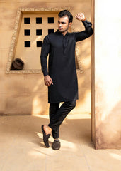 Shahjahan Boski Black Kurta Trouser