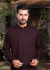 (3 Piece) - Dark Brown Suit with Matching Waistcoat
