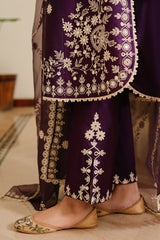 Cross Stitch | Eid Lawn 24 | PLUM GRAIN