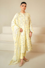 Cross Stitch | Daily Lawn 24 | CREAM BRULEE-3 PIECE LAWN SUIT