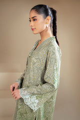 Cross Stitch | Daily Lawn 24 | SAGE BREEZE-3 PIECE LAWN SUIT