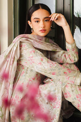 Cross Stitch | Printed Lawn | OLIVE AURA