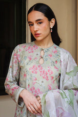 Cross Stitch | Printed Lawn | OLIVE AURA