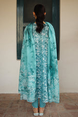Cross Stitch | Printed Lawn | BLUE CHARM