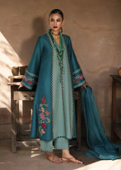 Crimson | MITTI WINTER PRET 25 | Rani Vogue(Turquoise) | Zayan Clothing UK
