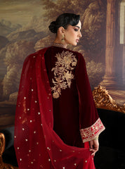 Zainab Chottani | Velura Velvet Edit 25 | Nur Long Shirt