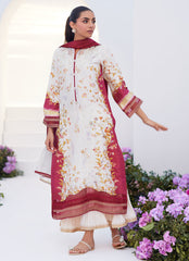 Farah Talib Aziz | Zaza Prints 24 | SANGRIA TRELLIS SHIRT AND DUPATTA