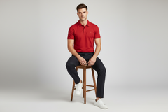 Zayan Men’s Premium Red Polo Shirt – Slim Fit Export Quality Cotton