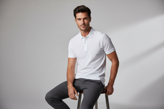 Zayan Men’s Premium White Polo Shirt – Slim Fit Export Quality Cotton