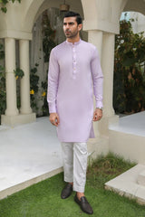 Lilac Kurta Trouser - Men