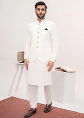 Off White Prince Coat For Wedding - HK Fashion