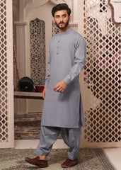 (3 PIECE) Powder Blue Suit with Matching Waistcoat