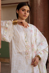 Cross Stitch | Eid Lawn Edit 25 | FLORAL GARLAND