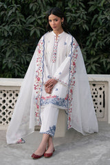 Cross Stitch | Emb Lawn Mahiri 26 | DEW WHISPER