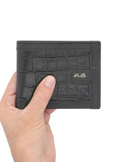 Premium Leather Black RFID-Protected Luxury Leather Wallet For Men (MW072RF-003)