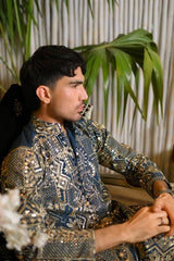 Number Three Clothing Zarqash Kurta Trouser