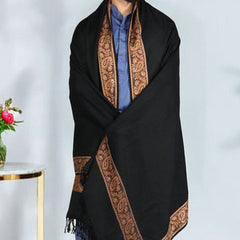 Kamaal Khan Irani Style - Baghdadi Shawl - Black
