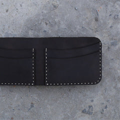 Crazy Horse Black - Bifold Wallet #00061