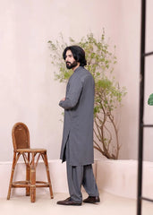 (3 Piece) - Grey Ash Mirage Suit with Matching Waistcoat