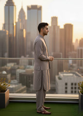 The Great Masters (TGM) (3 Piece) - Matte Stone Suit