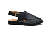 Starlet Shoes LEATHER PESHAWARI CHAPPAL - ATG0004 - BLACK