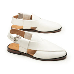 SLO Shoes Grain White Shoes for Men
