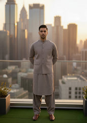 The Great Masters (TGM) (3 Piece) - Matte Stone Suit