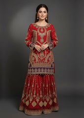 Diara Couture | Tabeer Formals |UA-01 - RED