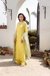 Nilofer Shahid | Verve Summer 24 | Evara (3pc) – Verve SS 24