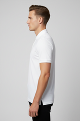 Zayan Men’s Premium White Polo Shirt – Slim Fit Export Quality Cotton