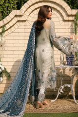 Raeesa Premium | Wajadan Wedding Formals | WD-5 Silver Grey
