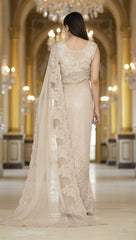 Threads and Motifs | Formal Dresses 25 | Net Embroidered Saree
