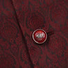 Boys Poly Viscose Waist Coat - Red | Zayan Clothing UK