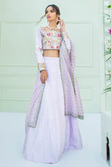 Fatima Khan | Luxury Pret 24 | MIRAAL (LILAC CHOLI)