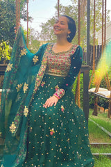 Ansab Jahangir | Bow Velvet Edit | FOREST - HANIA