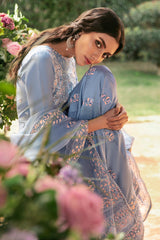 Ansab Jahangir | Luxury Silk Pret | PERIWINKLE BLOOM