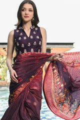 Ansab Jahangir | Luxury Silk Pret | VINTAGE VOILET